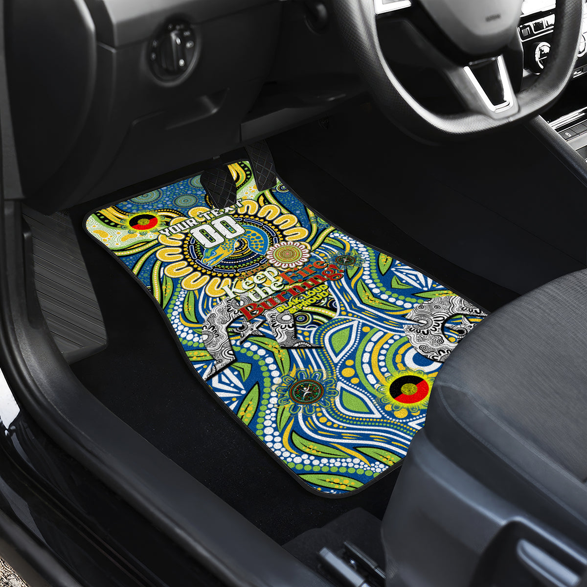 NAIDOC Week 2024 Eels Car Mats Mascot Rugby