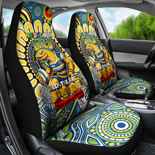 NAIDOC Week 2024 Eels Car Seat Cover Mascot Rugby