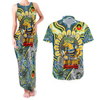 Custom NAIDOC Week 2024 Eels Couples Matching Tank Maxi Dress and Hawaiian Shirt Mascot Rugby