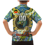 Custom NAIDOC Week 2024 Eels Family Matching Mermaid Dress and Hawaiian Shirt Mascot Rugby