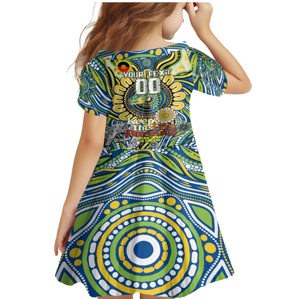 Custom NAIDOC Week 2024 Eels Family Matching Mermaid Dress and Hawaiian Shirt Mascot Rugby