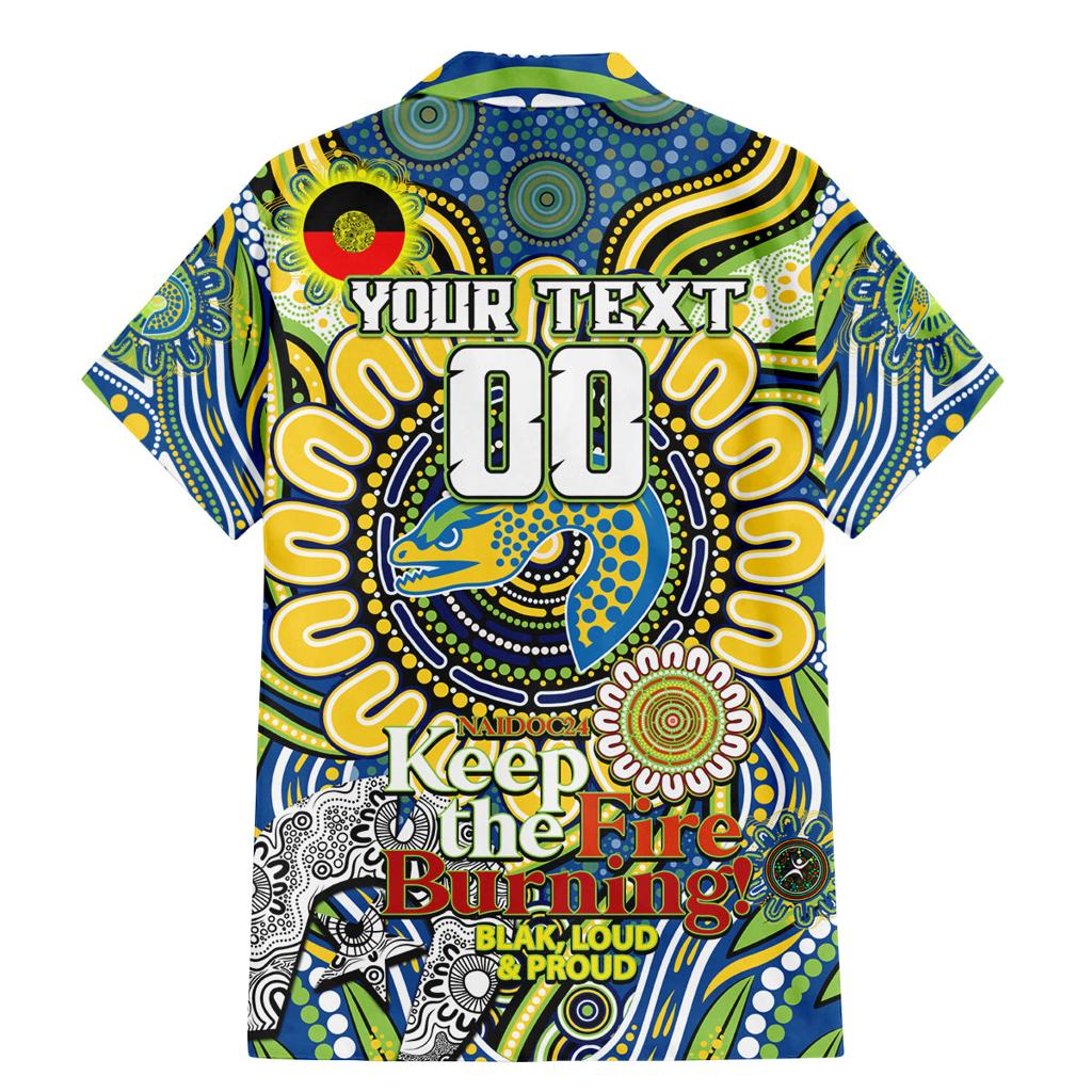 Custom NAIDOC Week 2024 Eels Family Matching Mermaid Dress and Hawaiian Shirt Mascot Rugby