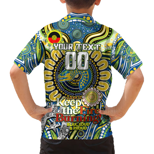 Custom NAIDOC Week 2024 Eels Hawaiian Shirt Mascot Rugby