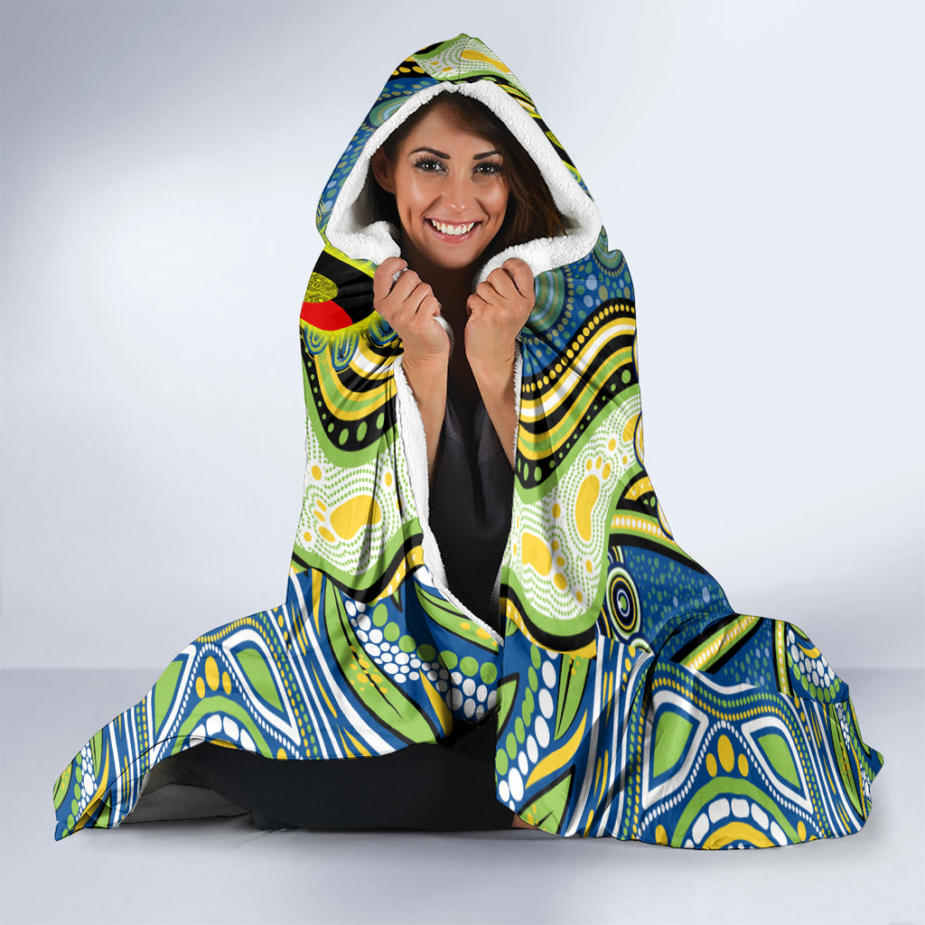 NAIDOC Week 2024 Eels Hooded Blanket Mascot Rugby