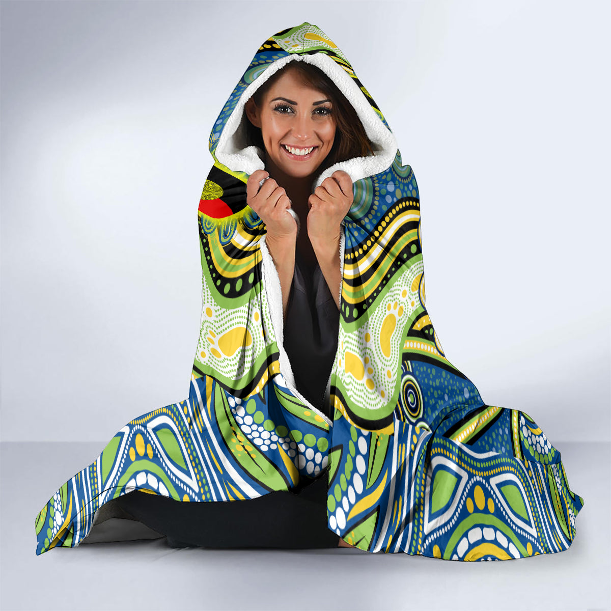 NAIDOC Week 2024 Eels Hooded Blanket Mascot Rugby