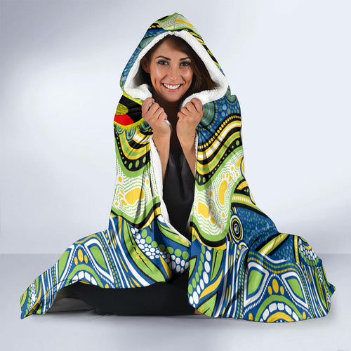 NAIDOC Week 2024 Eels Hooded Blanket Mascot Rugby