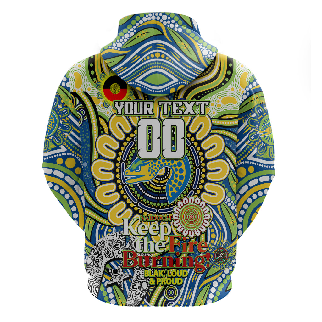 Custom NAIDOC Week 2024 Eels Hoodie Mascot Rugby