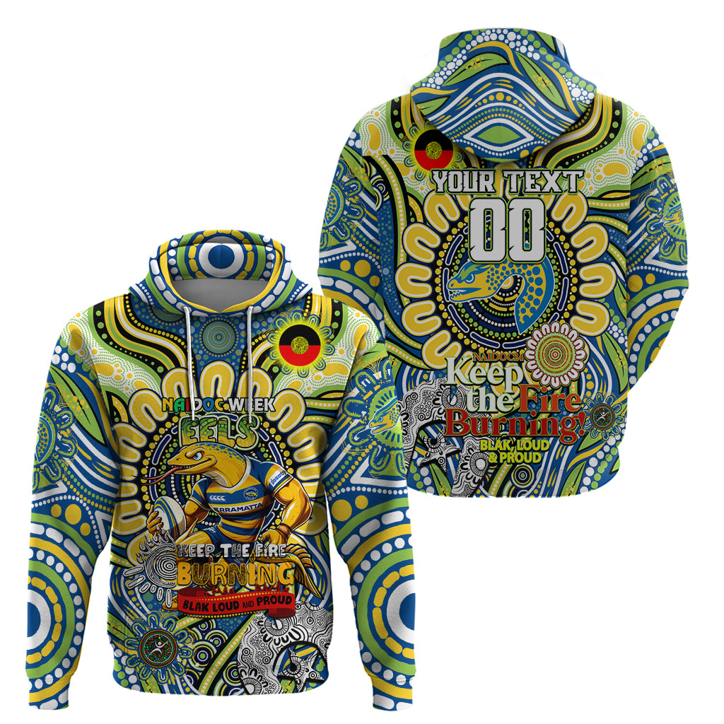 Custom NAIDOC Week 2024 Eels Hoodie Mascot Rugby