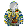 Custom NAIDOC Week 2024 Eels Kid Hoodie Mascot Rugby