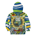 Custom NAIDOC Week 2024 Eels Kid Hoodie Mascot Rugby