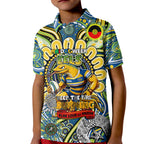 Custom NAIDOC Week 2024 Eels Kid Polo Shirt Mascot Rugby