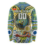 Custom NAIDOC Week 2024 Eels Long Sleeve Shirt Mascot Rugby