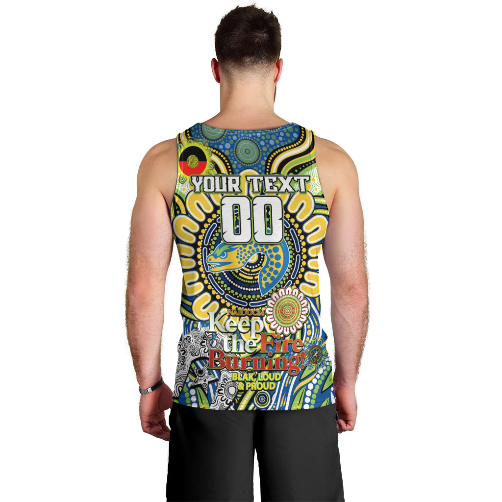 Custom NAIDOC Week 2024 Eels Men Tank Top Mascot Rugby