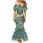 Custom NAIDOC Week 2024 Eels Mermaid Dress Mascot Rugby