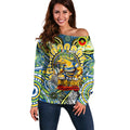 Custom NAIDOC Week 2024 Eels Off Shoulder Sweater Mascot Rugby