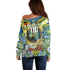 Custom NAIDOC Week 2024 Eels Off Shoulder Sweater Mascot Rugby
