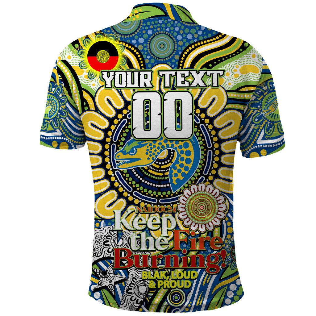 Custom NAIDOC Week 2024 Eels Polo Shirt Mascot Rugby