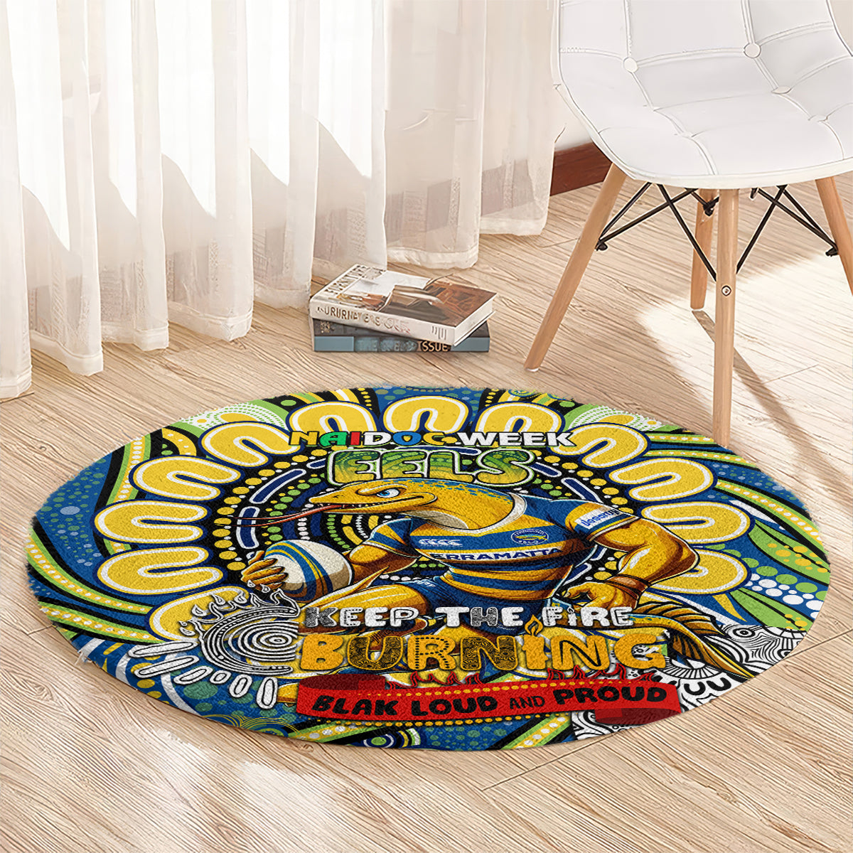 NAIDOC Week 2024 Eels Round Carpet Mascot Rugby