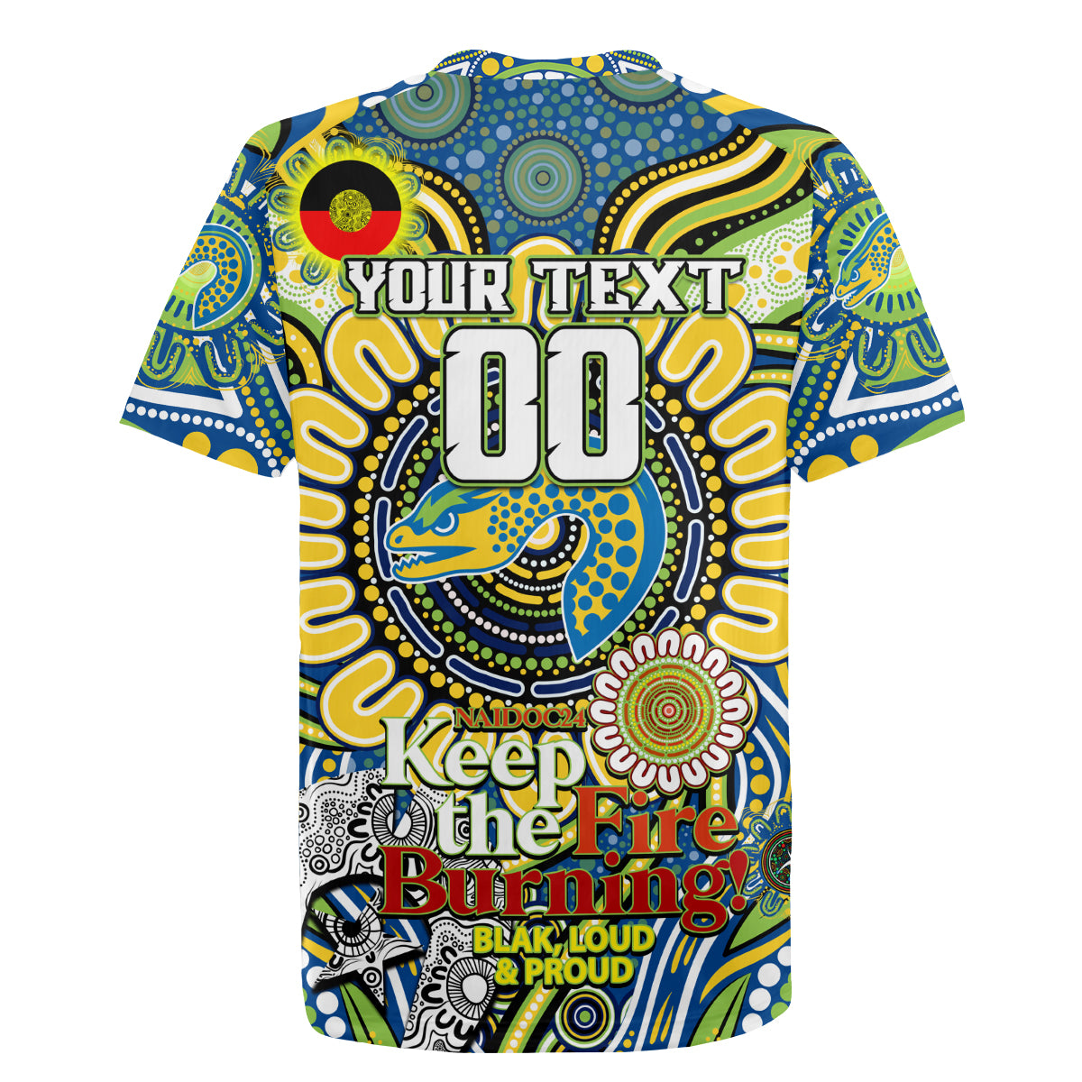 Custom NAIDOC Week 2024 Eels Rugby Jersey Mascot Rugby