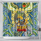 NAIDOC Week 2024 Eels Shower Curtain Mascot Rugby