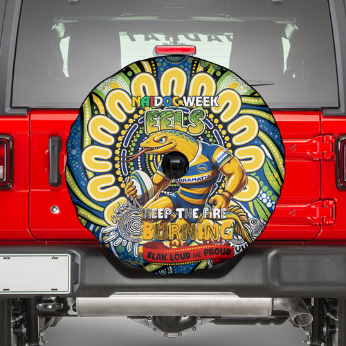 NAIDOC Week 2024 Eels Spare Tire Cover Mascot Rugby