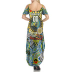 Custom NAIDOC Week 2024 Eels Summer Maxi Dress Mascot Rugby
