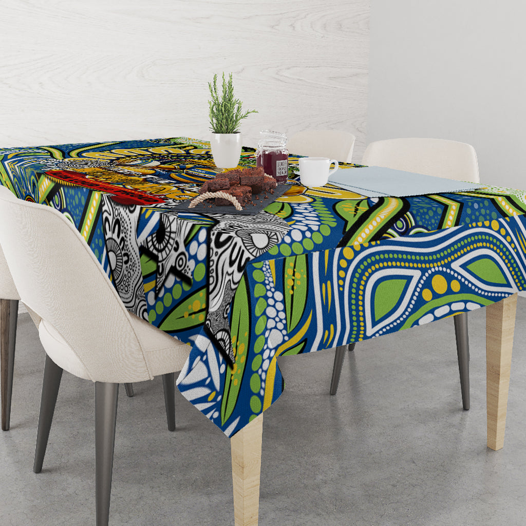NAIDOC Week 2024 Eels Tablecloth Mascot Rugby