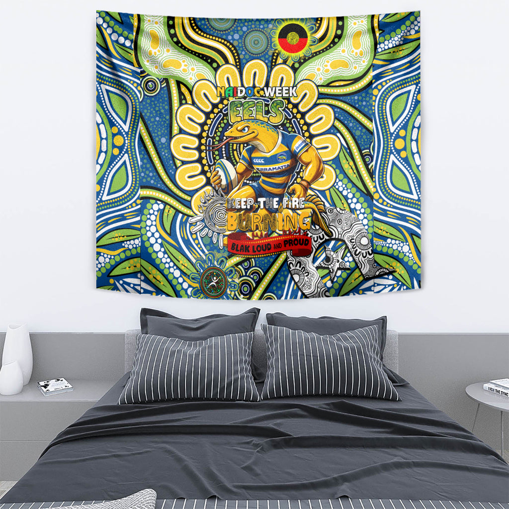 NAIDOC Week 2024 Eels Tapestry Mascot Rugby