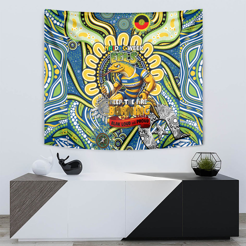 NAIDOC Week 2024 Eels Tapestry Mascot Rugby