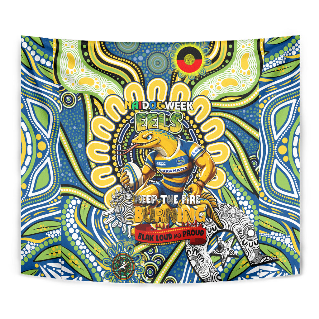 NAIDOC Week 2024 Eels Tapestry Mascot Rugby