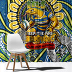 NAIDOC Week 2024 Eels Window Curtain Mascot Rugby