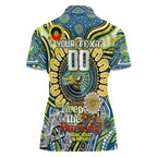 Custom NAIDOC Week 2024 Eels Women Polo Shirt Mascot Rugby