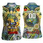 Custom NAIDOC Week 2024 Eels Women Sleeveless Polo Shirt Mascot Rugby