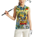 Custom NAIDOC Week 2024 Eels Women Sleeveless Polo Shirt Mascot Rugby