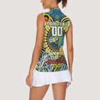 Custom NAIDOC Week 2024 Eels Women Sleeveless Polo Shirt Mascot Rugby
