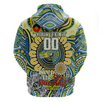 Custom NAIDOC Week 2024 Eels Zip Hoodie Mascot Rugby