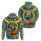 Custom NAIDOC Week 2024 Eels Zip Hoodie Mascot Rugby
