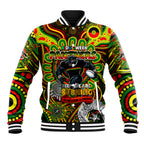 Custom NAIDOC Week 2024 Panthers Baseball Jacket Mascot Rugby