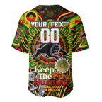 Custom NAIDOC Week 2024 Panthers Baseball Jersey Mascot Rugby