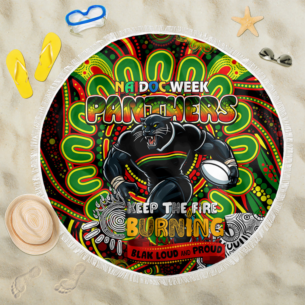 NAIDOC Week 2024 Panthers Beach Blanket Mascot Rugby