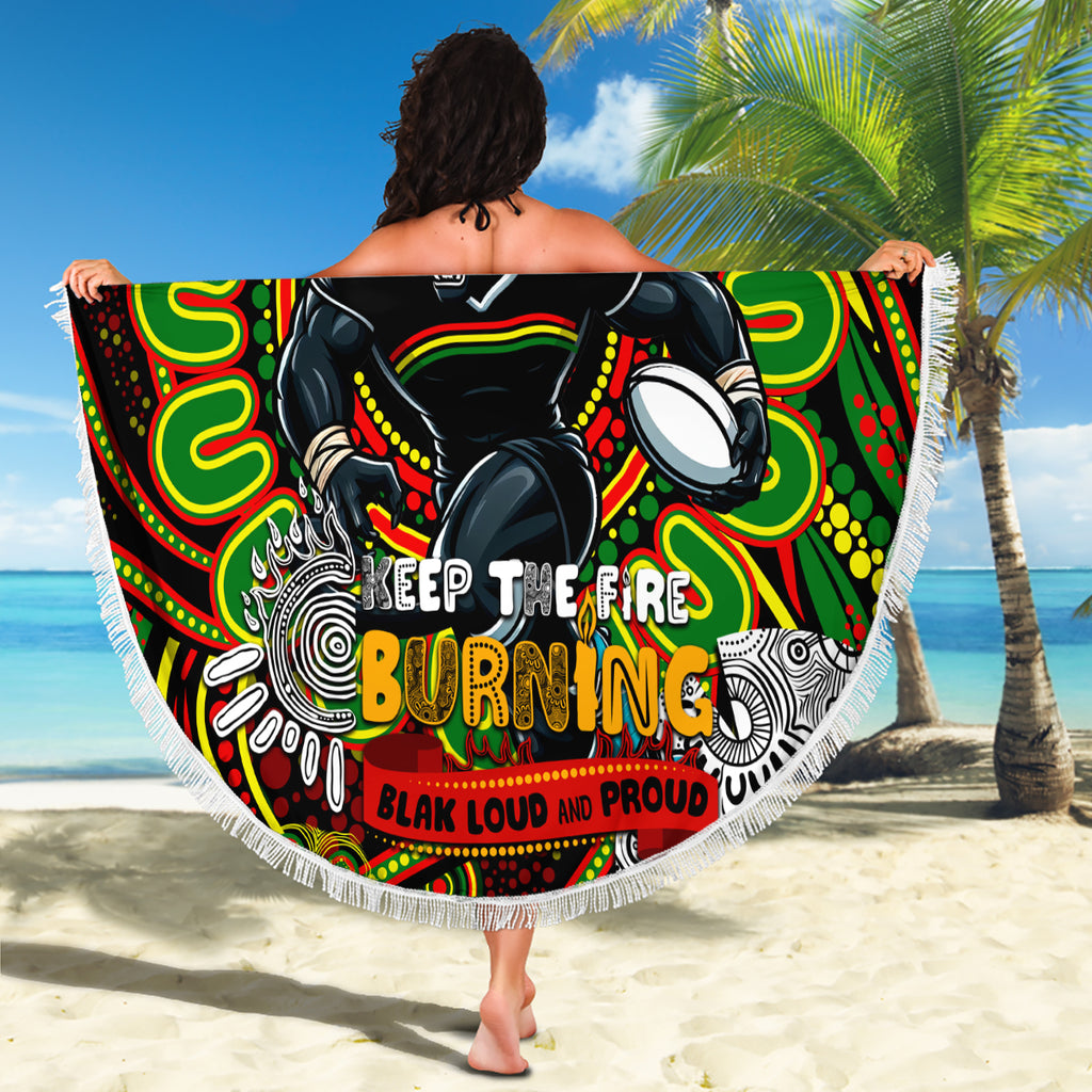 NAIDOC Week 2024 Panthers Beach Blanket Mascot Rugby