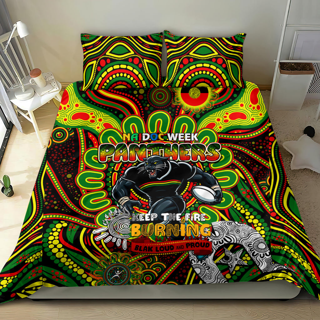 NAIDOC Week 2024 Panthers Bedding Set Mascot Rugby