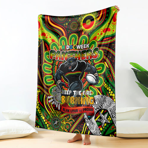 NAIDOC Week 2024 Panthers Blanket Mascot Rugby