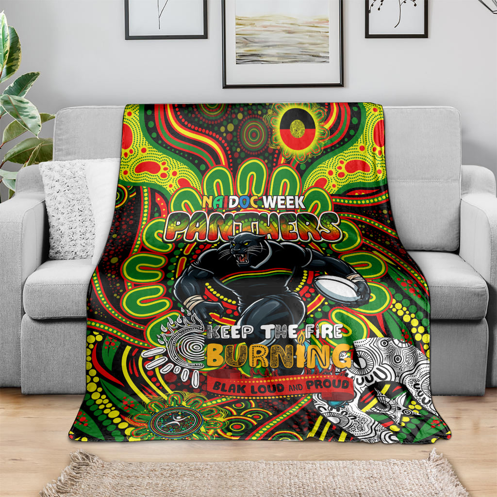 NAIDOC Week 2024 Panthers Blanket Mascot Rugby