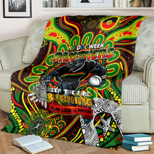 NAIDOC Week 2024 Panthers Blanket Mascot Rugby