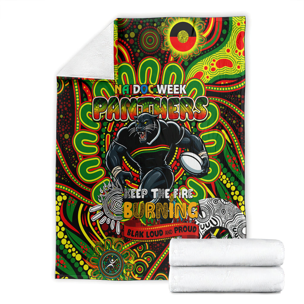 NAIDOC Week 2024 Panthers Blanket Mascot Rugby