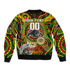 Custom NAIDOC Week 2024 Panthers Bomber Jacket Mascot Rugby
