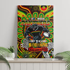 NAIDOC Week 2024 Panthers Canvas Wall Art Mascot Rugby