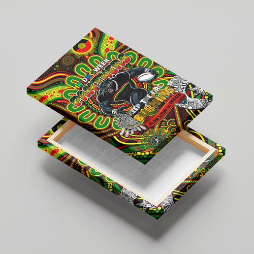 NAIDOC Week 2024 Panthers Canvas Wall Art Mascot Rugby