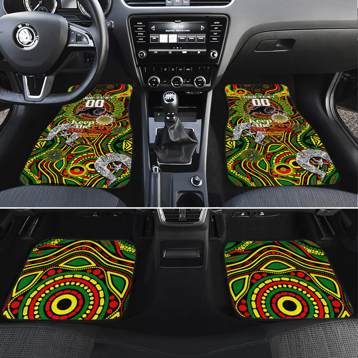 NAIDOC Week 2024 Panthers Car Mats Mascot Rugby